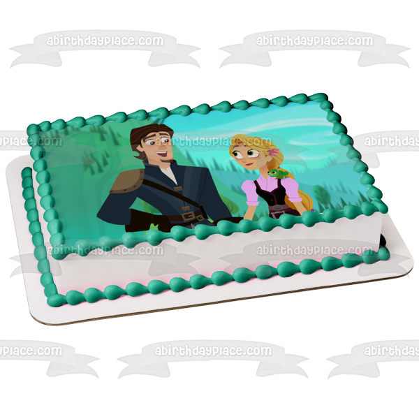 Rapunzel's Tangled Adventure Pascal Flynn Edible Cake Topper Image ABPID52104
