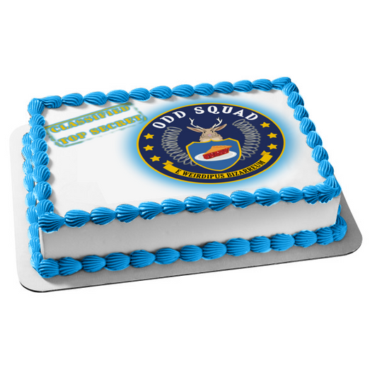 Odd Squad Logo Edible Cake Topper Image ABPID52128