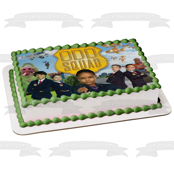 Odd Squad Agent Olympia Ms. O Agent Otto Agent Otis Edible Cake Topper Image ABPID52129