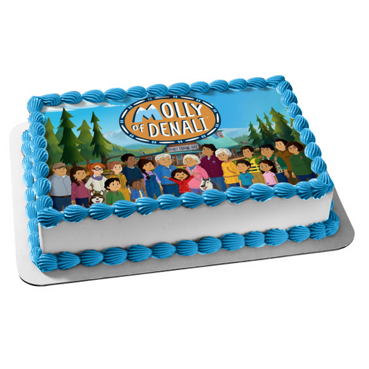 Molly of Denali Tooey Layla Walter Nethan Suki Trini Edible Cake Topper Image ABPID52168