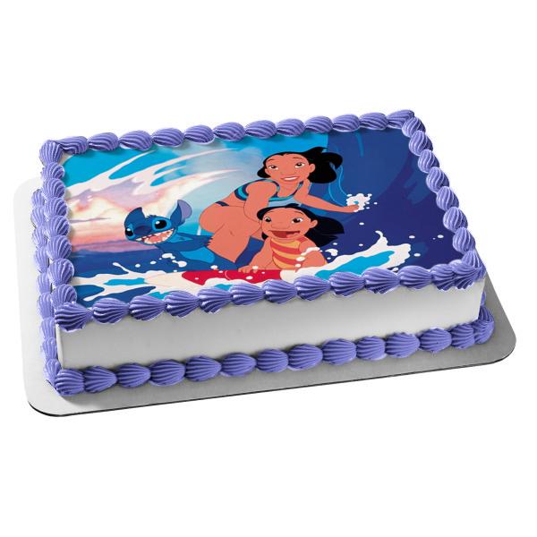 Lilo and Stitch - Stitch Edible Cake Topper Image – A Birthday Place