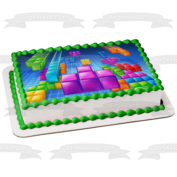 Tetris Ultimate Edible Cake Topper Image ABPID00058