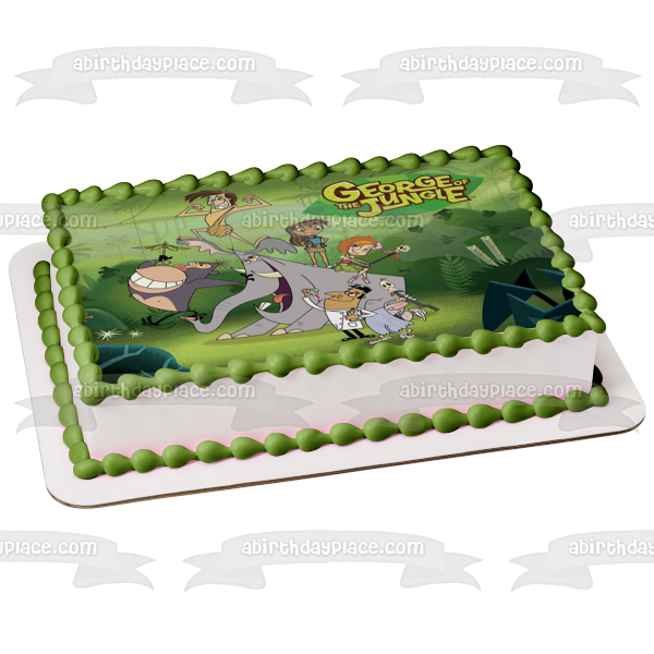 George of the Jungle George Ape Ursula Edible Cake Topper Image ABPID00086