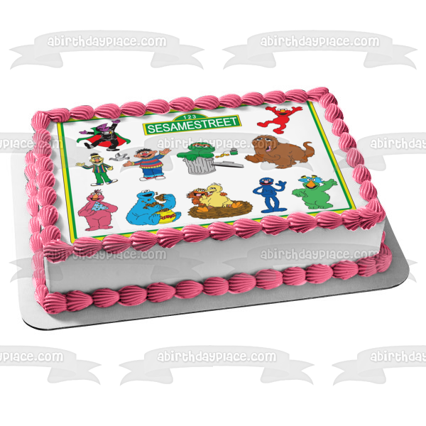 Sesame Street Images Personalizable Edible Cake Topper Image ABPID52261