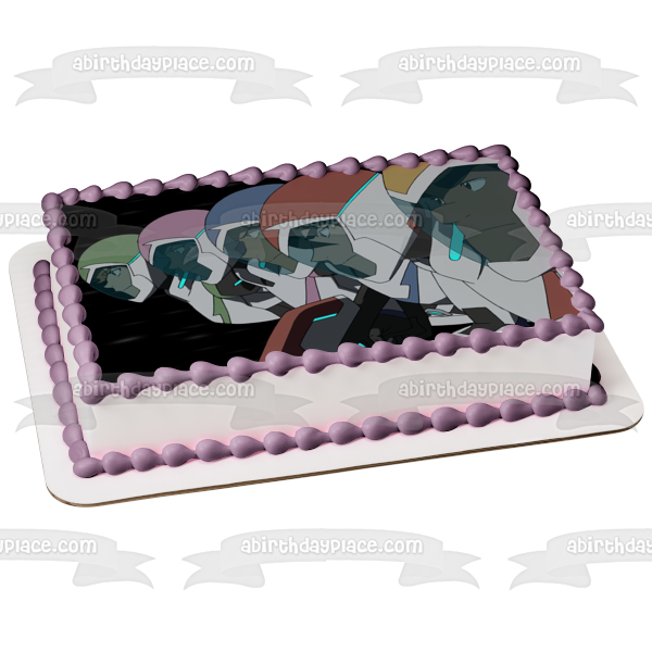 Voltron: Defensor legendario Shiro Hunk Lance Keith Pidge Imagen comestible para decoración de tarta ABPID52266 