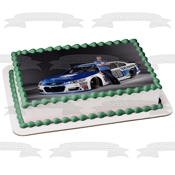 Dale Earnhardt Jr. Nationwide #88 Edible Cake Topper Image ABPID00403