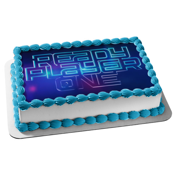 Ready Player One Ernest Cline Wade Watts Oasis Edible Cake Topper Image ABPID00589