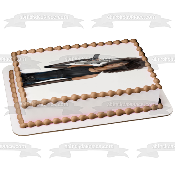 Deadpool Domino Edible Cake Topper Image ABPID00674