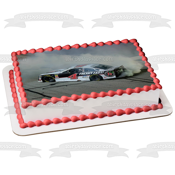 No. 4 Ford Mustang Racing Edible Cake Topper Image ABPID00135