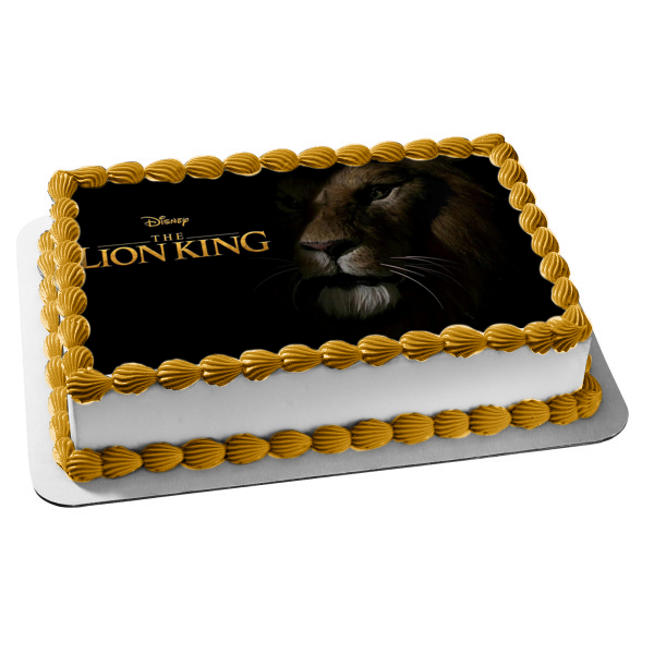 Disney's The Lion King Mufasa Edible Cake Topper Image ABPID00101