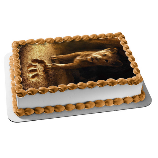 The Lion King Movie Simba Cave Edible Cake Topper Image ABPID00198