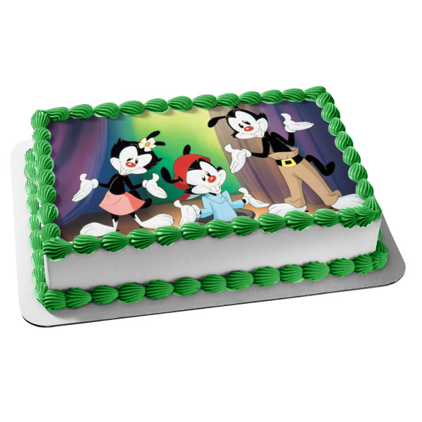 Animaniacs Wakko Warner Dot Warner Yakko Warner Edible Cake Topper Image ABPID00213