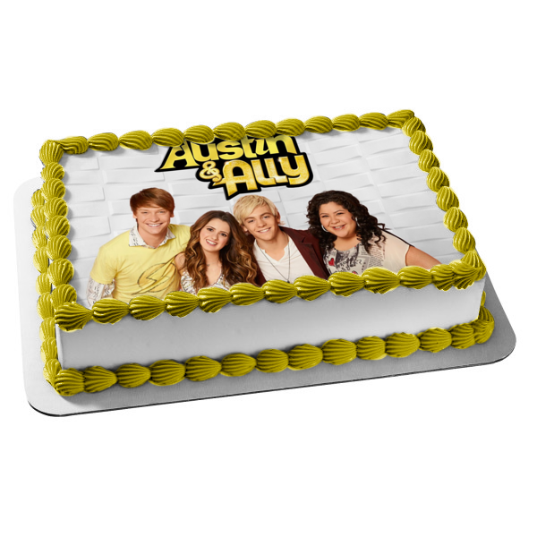 Disney Austin and Ally Trish Dez Edible Cake Topper Image ABPID00214