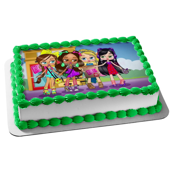 Boxy Girls Hazel Nomi Brooklyn Riley Edible Cake Topper Image ABPID00339