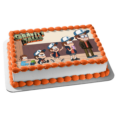 Gravity Falls Mabel Pines Dipper Pines Wendy Edible Cake Topper Image ABPID00346