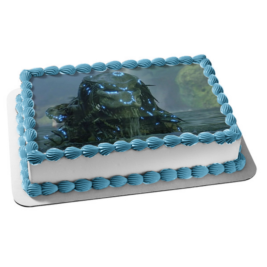 Decoración comestible para tarta de la película Predator 2018, imagen ABPID00472 