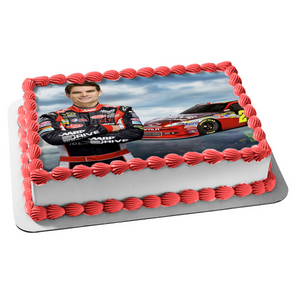 Jeff Gordon #24 Nascar Edible Cake Topper Image ABPID00534