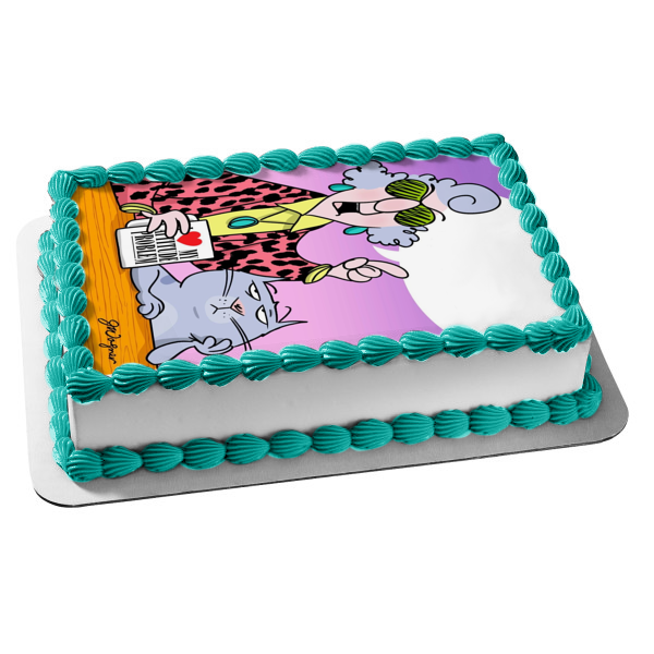 Hallmark Maxine I Love My Attitude Problem Edible Cake Topper Image Frame ABPID00607