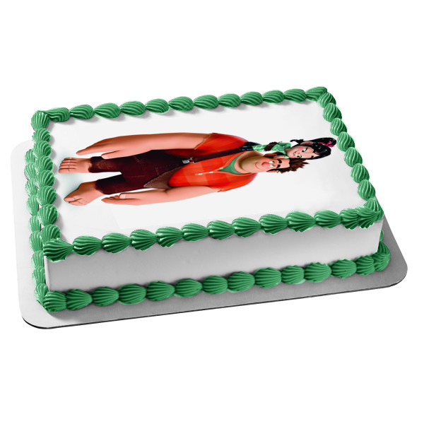 Wreck-It Ralph Vanellope Von Schweetz Disney Edible Cake Topper Image ABPID00623