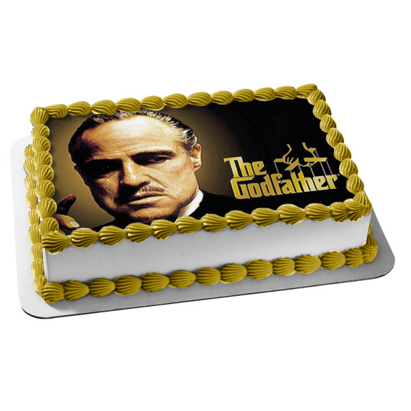 The Godfather Don Vito Corleone Edible Cake Topper Image ABPID00670