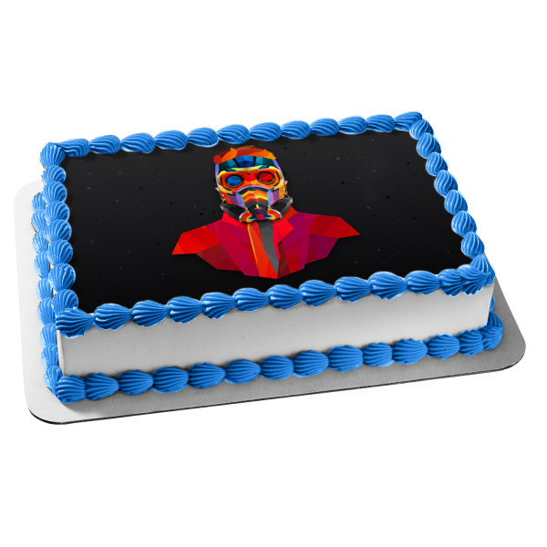 Guardians of the Galaxy Starlord Neon Edible Cake Topper Image ABPID00019