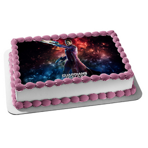 Guardians of the Galaxy Starlord Laser Edible Cake Topper Image ABPID00024
