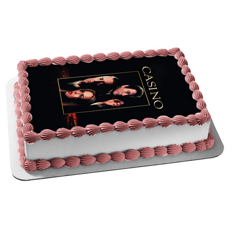 Casino Movie Gangster Edible Cake Topper Image ABPID52297