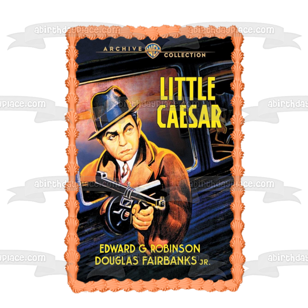 Little Caesar Movie Gangster Edible Cake Topper Image ABPID52303