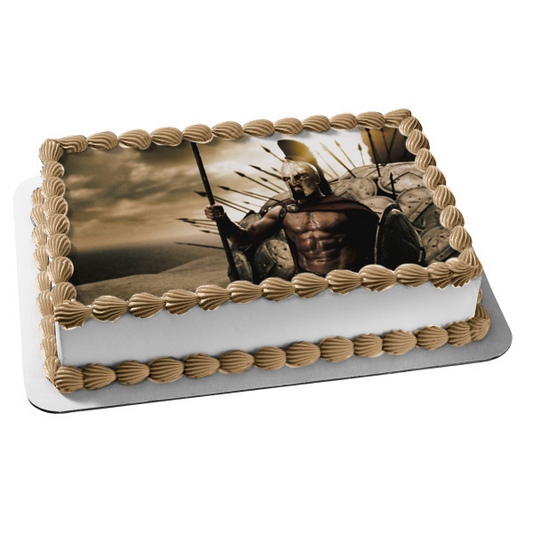 300 Film Sparta Leonidas Battle of Thermopylae Edible Cake Topper Image ABPID52332