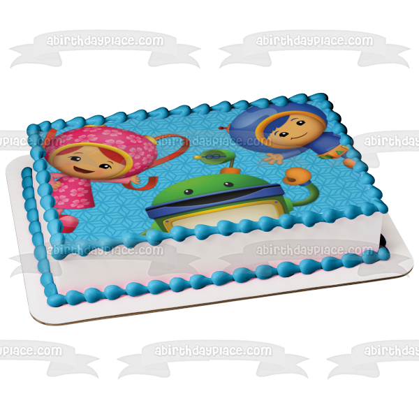 Team Umizoomi Geo Milli and Bot Edible Cake Topper Image ABPID05075