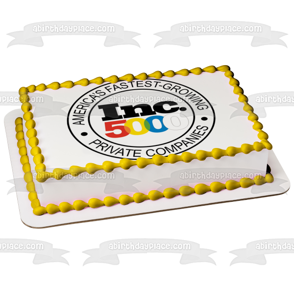 America's Fastest Growing Private Companies Inc. 5000 Edible Cake Topper Image ABPID00704