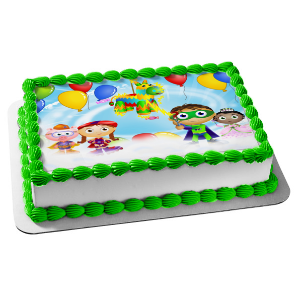 Super Why Wyatt Birthday Edible Cake Topper Image ABPID00734