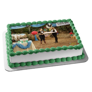 Disney Bunk'd Camp Kikiwaka Happy Birthday Cake Edible Cake Topper Image ABPID00745