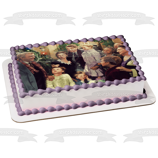 It's a Wonderful Life Movie Scene Edible Cake Topper Image ABPID00765