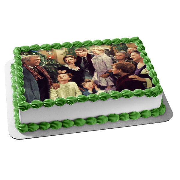 It's a Wonderful Life Movie Scene Edible Cake Topper Image ABPID00765