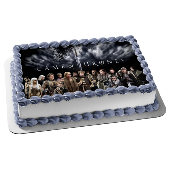 Game of Thrones Group Edible Cake Topper Image ABPID00785