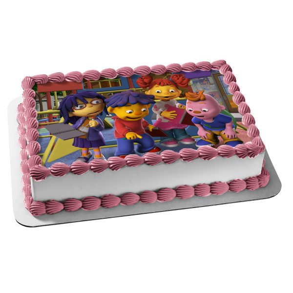 Sid the Science Kid Playground Edible Cake Topper Image ABPID00799