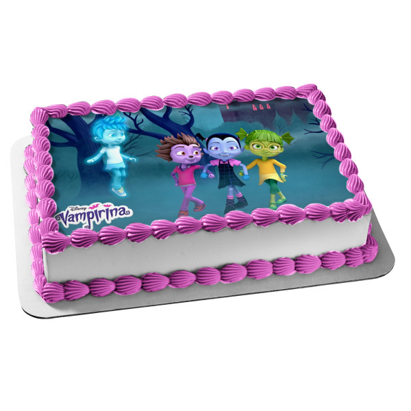 Vampirina Friends Disney Ghoul Girls Edible Cake Topper Image ABPID00837