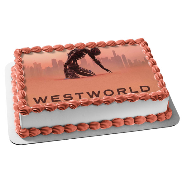Westworld Season 3 Poster Edible Cake Topper Image ABPID51183