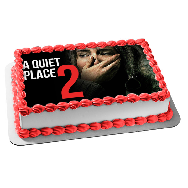 A Quiet Place 2 Movie Poster Evelyn Abbott Edible Cake Topper Image ABPID51192