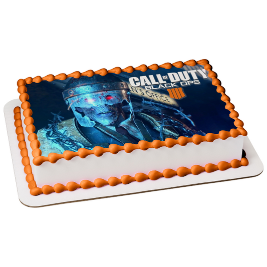 Call of Duty Black Ops 4 Edible Cake Topper Image ABPID51374