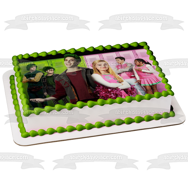 Zombies Zed Addison Bucky Eliza Bree and Zoe Edible Cake Topper Image ABPID06278