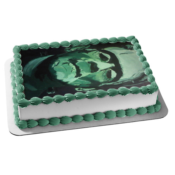 Frankenstein Halloween Boris Karloff Edible Cake Topper Image ABPID50342