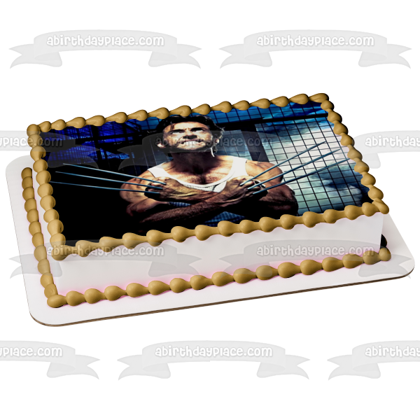 The X-Men Wolverine Edible Cake Topper Image ABPID04909