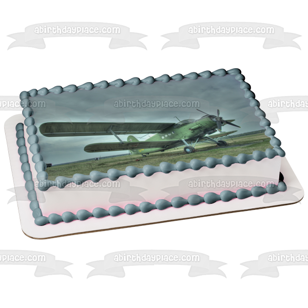 Antonov An-2 Aircraft Edible Cake Topper Image ABPID52516
