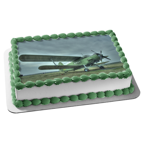 Antonov An-2 Aircraft Edible Cake Topper Image ABPID52516