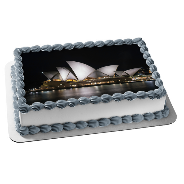 Sydney Opera House Australia Edible Cake Topper Image ABPID52519