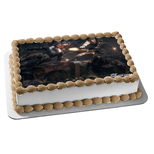 Gears of War 4 Marcus Fenix Edible Cake Topper Image ABPID52537