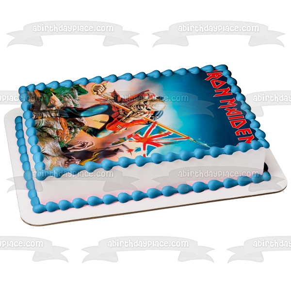 Iron Maiden Rock Band Music Eddie the Mascot Edible Cake Topper Image ABPID10664