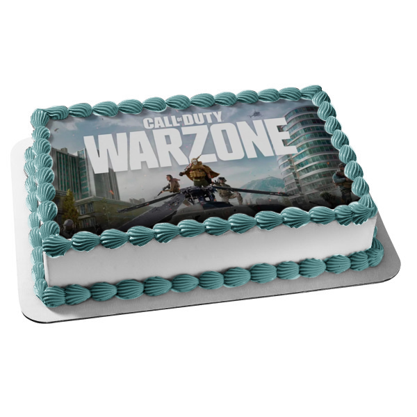 Call of Duty Warzone Video Game FPS Edible Cake Topper Image ABPID51417
